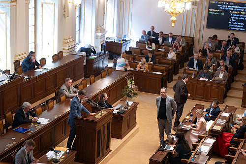 Jednání Poslanecké sněmovny. Na snímku Martin Kupka (ODS). (14. července 2026)