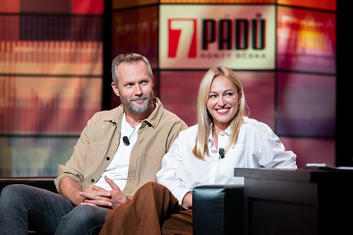 Ondřej Novotný a Renata Langmannová v pořadu 7 pádů Honzy Dědka (10. června...