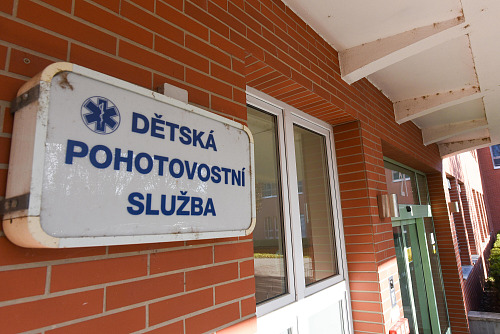 Dětská pohotovostní služba v Baťově nemocnici ve Zlíně. (leden 2023)