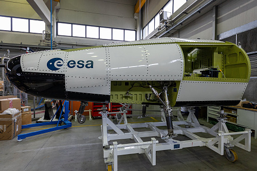 Evropská vesmírná agentura ukázala první zkušební model Space Rider v plné...