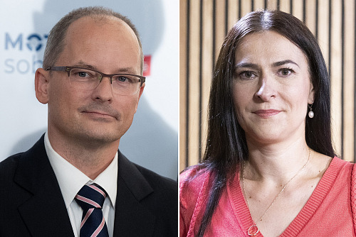 Vladimír Pikora a Markéta Šichtařová