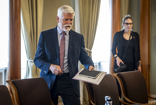Prezident Petr Pavel na setkání se zástupci z ČT, ČRo a Evropské vysílací unie...
