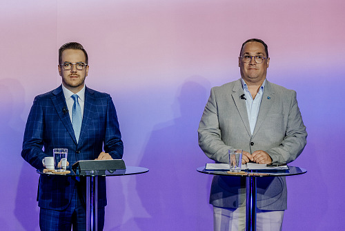 Superdebata iDNES.cz, Ostrava. Richard Vereš (ANO), Jan Dohnal (ODS, KDU-ČSL,...