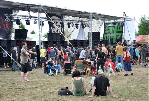 Technoparty Czarotek Free Party nedaleko Liberce. (23. dubna 2018)
