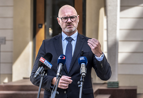 Prezident Petr Pavel ve středu krátce po poledni na Pražském hradě přijal...