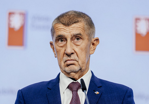 Tisková konference po jednání vlády. Na snímku premiér Andrej Babiš. (17. srpna...