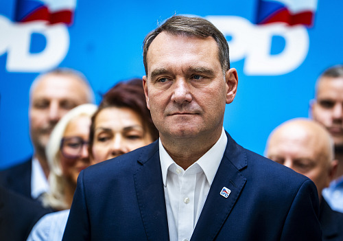 Zahájení horké fáze kampaně SPD před komunálními a senátními volbami. Na snímku...