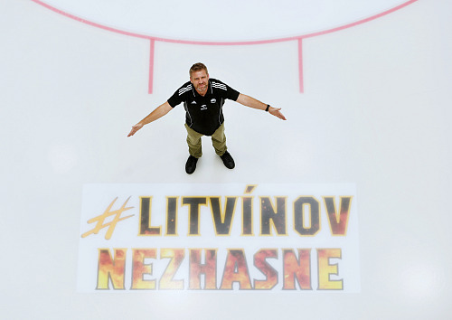 Jan Ptáček, provozní manažer HC Verva Litvínov, bývalý šéf fanoušků Litvínova.
