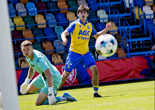 Blšany, 8. 7. 2026, fotbalová příprava FK Teplice - FC Táborsko. Teplický Idris...