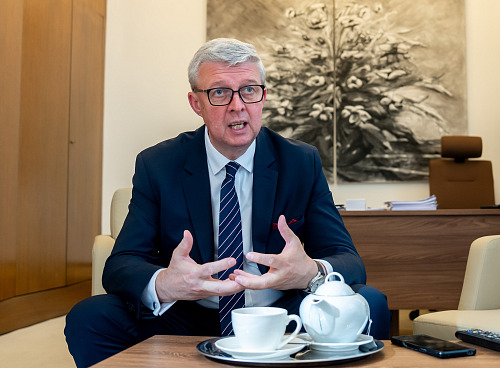 Ministr průmyslu a obchodu Karel Havlíček (ANO). (20. října 2026)