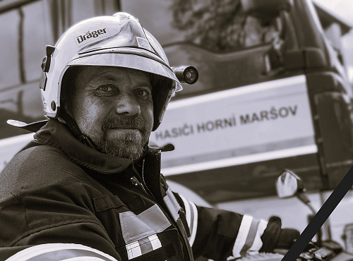 Člen dobrovolných hasičů z Horního Maršova na Trutnovsku Martin „Judas“ Juda.