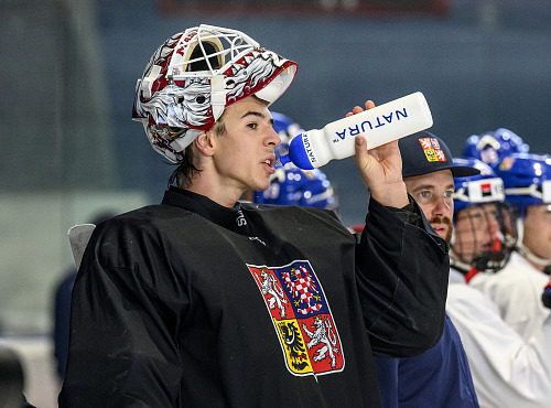 Tobias Trejbal na přípravném kempu reprezentační dvacítky.