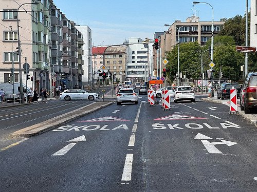 Rekonstrukce Plzeňské ulice v Praze 5 je hotová. (28. srpna 2026)