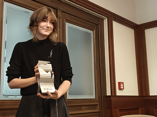 Tereza Cicvárková, studentka Fakulty designu a umění ZČU v Plzni, vytvořila...