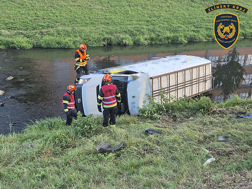 Velké štěstí měl ve Zlíně řidič, který opilý usedl za volant dodávky a vyrazil...