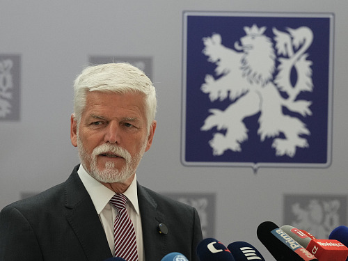 Prezident Petr Pavel před odletem na summit NATO do turecké Ankary (7. července...