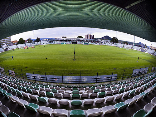 Fotbalový stadion Josefa Masopusta v Mostě.