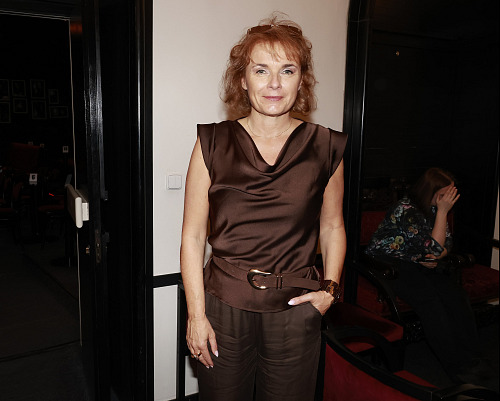 Barbora Munzarová na křtu CD Hlas v pražském Divadle Viola. (15.4. 2026)