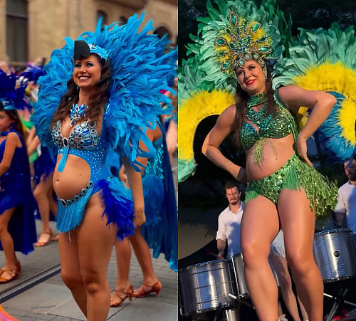 Těhotná Veronika Lálová na Brasil Fest Brno 2026