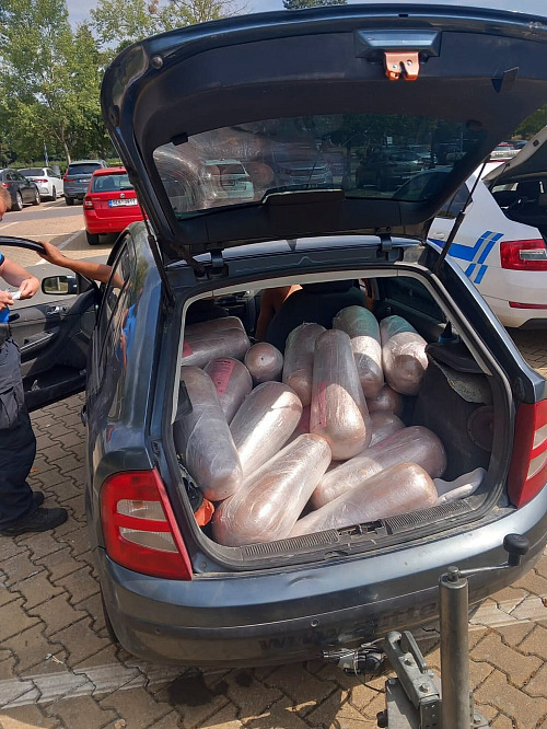 Řidič v osobním voze převážel stovky kilogramů nechlazeného masa. (25. září...