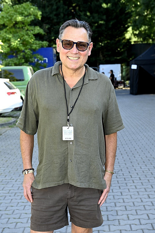 Pavel Vítek před koncertem Diany Ross v Plzni (červenec 2026)