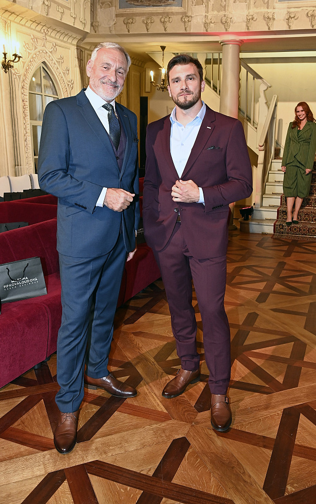 Jan Čenský se synem Matyášem (MFF Karlovy Vary 2026 přehlídka Martina Pipková...