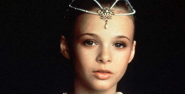 Jedenáctiletá Tami Stronachová ve filmu Nekonečný příběh (1984)