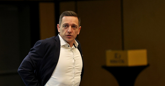 Nový předseda lidovců Jan Grolich na sjezdu v  Ostravě (25. dubna 2026)