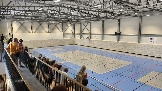 Nová tělocvična v Letohradě nabízí kromě sportoviště a zázemí i 200 míst pro...