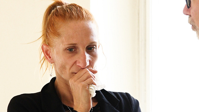 Obžalovaná Dana Mayerová u Městského soudu v Praze (28. srpna 2026)