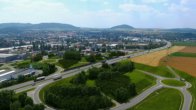 Vizualizace dopravního řešení napojení Nového Jičína na renovovanou silnici I/48