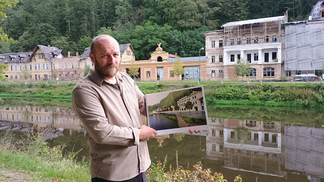 Ředitel obecně prospěšné společnosti Lázně Kyselka Miroslav Perout s...