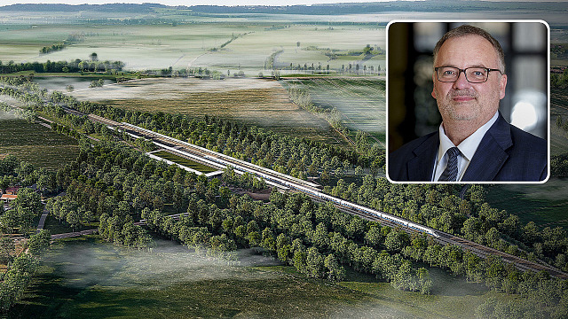 Návrh přestupního terminálu vysokorychlostní trati Kořenice-Bečváry na...