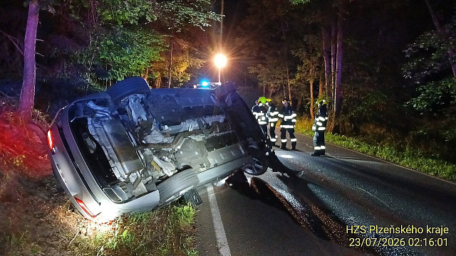 Za nehodou mezi obcemi Rabštejn nad Střelou a Nový Dvůr na Plzeňsku byl zřejmě...