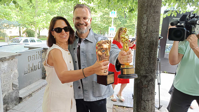 Producenti dokumentárního filmu Pan Nikdo proti Putinovi Alžběta Karásková a...