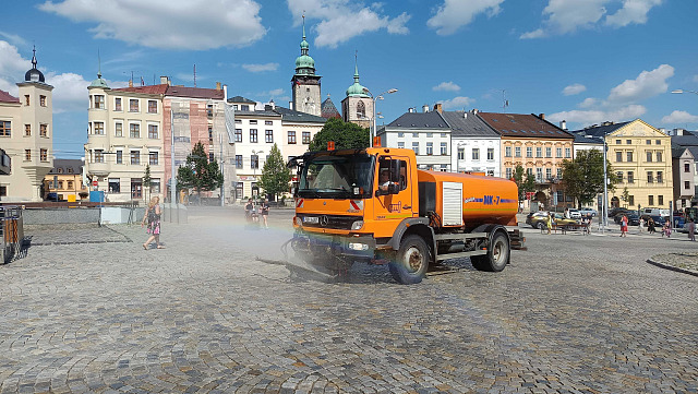 Služby města Jihlavy kropí historické centrum krajského města. Opatření proti...