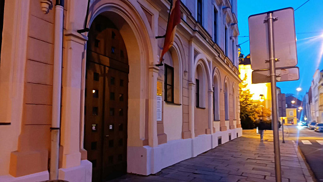 Budova registru vozidel v Českých Budějovicích (18. října 2026)