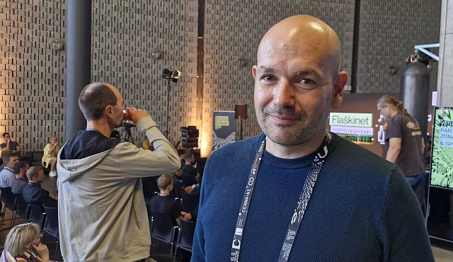 Expert na problematiku umělé inteligence Jan Romportl  na ostravské konferenci...