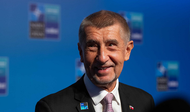 Premiér Andrej Babiš (ANO) na tiskové konferenci. (8. července 2026)