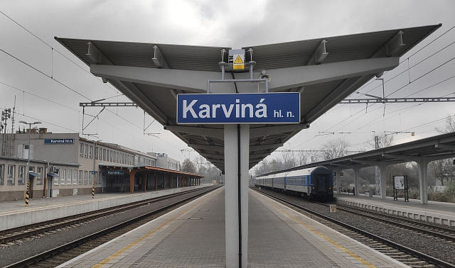 Hlavní nádraží v Karviné