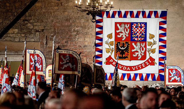 Letošní ceremonie udílení vyznamenání ve Vladislavském sále Pražského hradu...