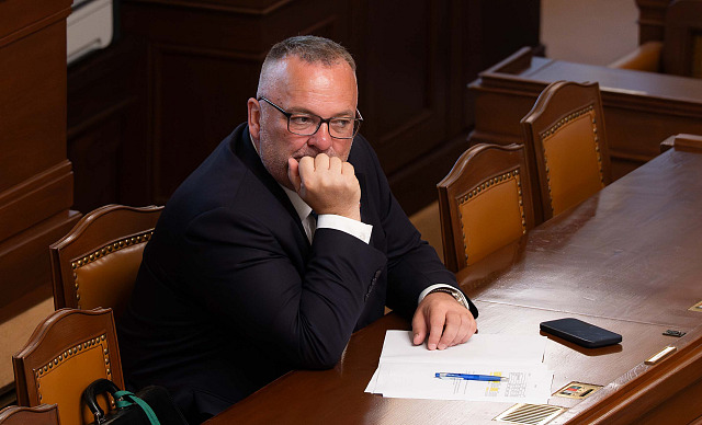 Jednání Poslanecké sněmovny. Na snímku Ivan Bednárik (SPD). (14. července 2026)
