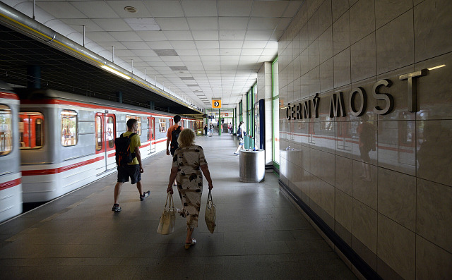 Černý Most - konečná zastávka linky B pražského metra.
