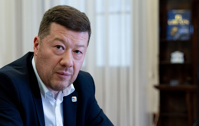 Předseda Poslanecké sněmovny Tomio Okamura.