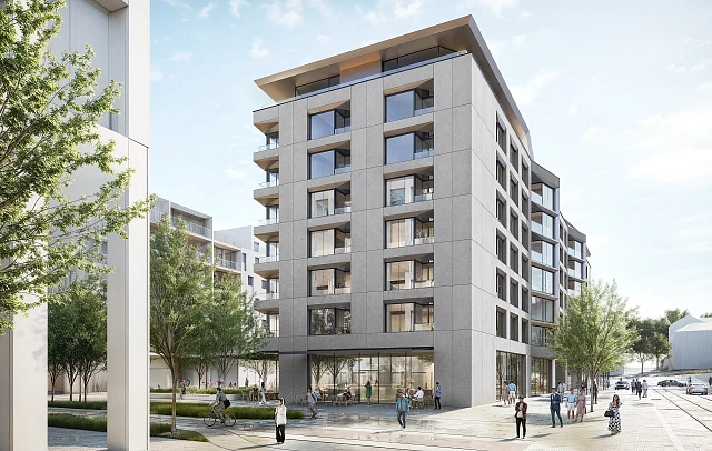Vizualizace projektu Momentum Smíchov, v rámci nějž postaví Penta Real Estate a...