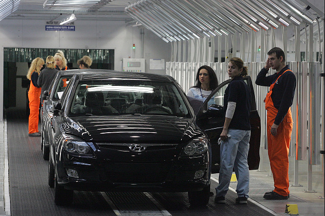 Zahájení sériové výroby automobilů Hyundai v Nošovicích na Frýdecko-Místecku...