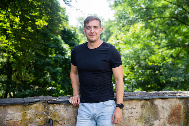 Dominik Voráč z Pedagogické fakulty Univerzity Palackého v Olomouci a projektu...