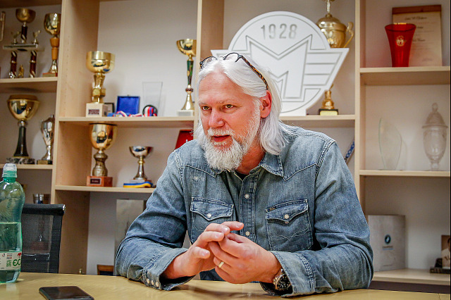 Generální manažer českobudějovických hokejistů Stanislav Bednařík.