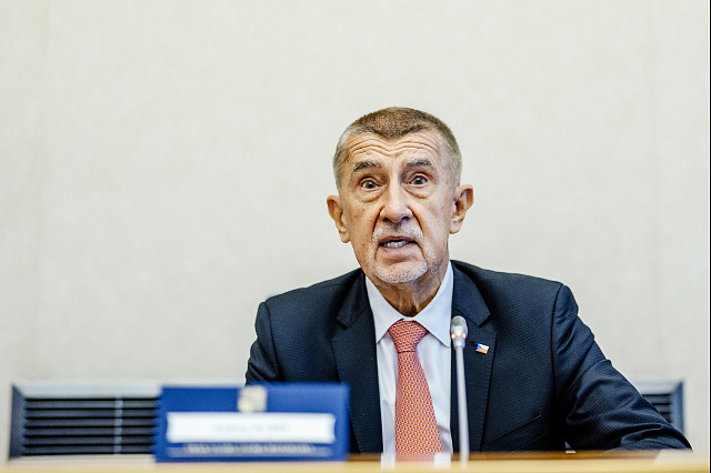 Jednání vlády. Na snímku premiér Andrej Babiš (ANO). (18. května 2026)