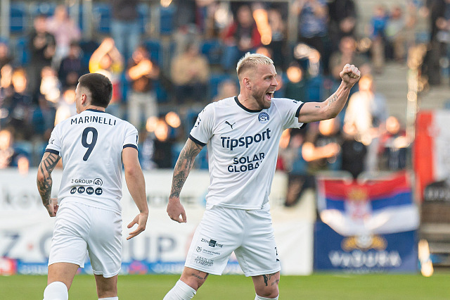 Fotbalisté Slovácka doma remizovali s Mladou Boleslaví 2:2. Z vyrovnání se...